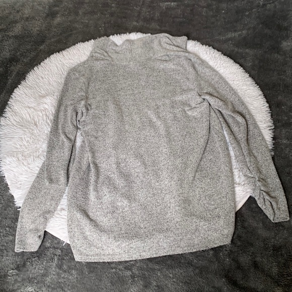 RARELY WORN- light grey cardigan (soft and stretchy material) - Picture 3 of 3